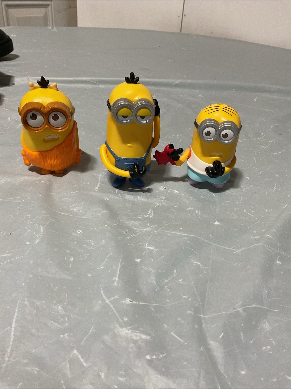 Yellow Minion Character Figure Trio - Collectible Playset